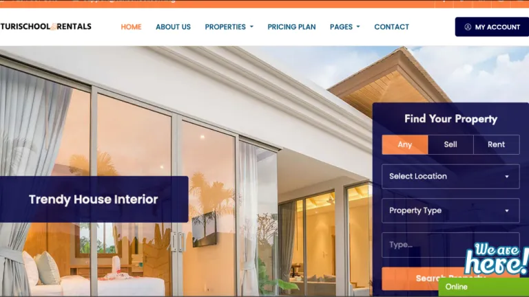 How to create rental property website