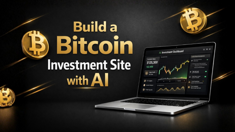 How to build bitcoins investment website with ai