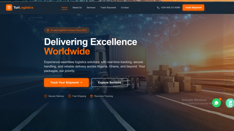 How to build courier and shipment tracking website with ai